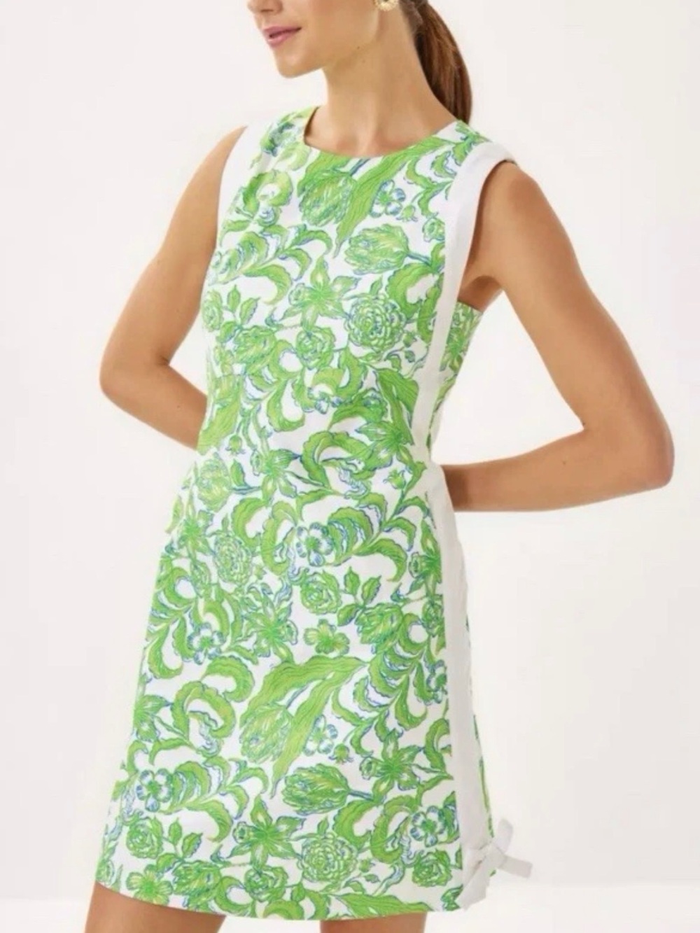 NWT Lilly Pulitzer Beckler Stretch Shift Daffodil Hill Size 8